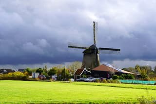 Prachtig contrast tussen zon en wolken