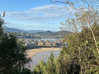 Uitzicht over San Sebastián 