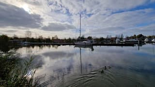 De jachthaven van Weener 