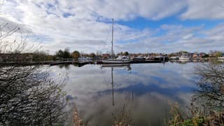 De jachthaven van Weener 