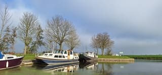 Bewolking boven de provincie Groningen vanmiddag 