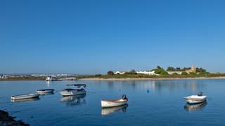 Zonnige Gilão rivier