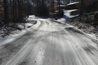 Min 10 graden en tweede sneeuwstorm dit jaar in Atlanta.