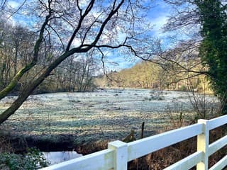 Winters plaatje in Drenthe.