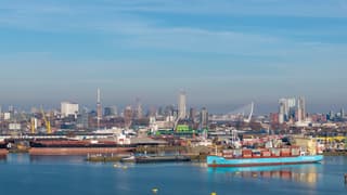 Skyline van Rotterdam