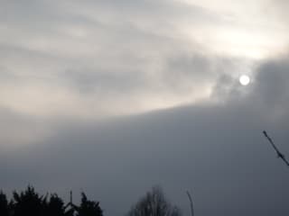 Achter de wolken....