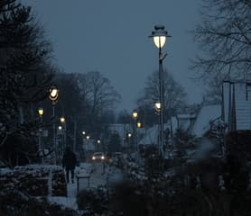 Sneeuw in Boornbergum