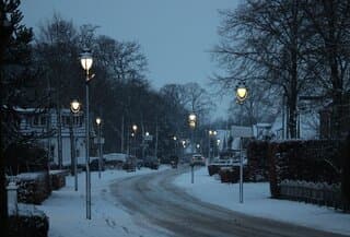Sneeuw in Boornbergum!