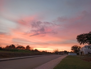 Mooie zonsondergang in Portugal 
