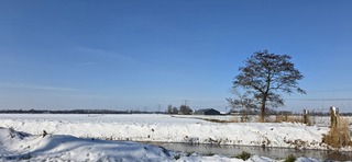 Een prachtige winterdag in de provincie Groningen 