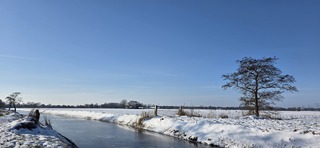 Een prachtige winterdag in de provincie Groningen 