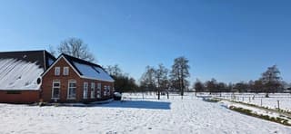 Een prachtige winterdag in de provincie Groningen 