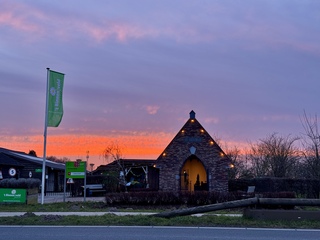 Vurige sunset 