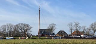 Opklaringen boven de provincie Friesland vanmiddag 