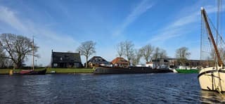 Mooie opklaringen boven de provincie Friesland vanmiddag 