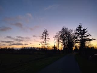 Zonsondergang 