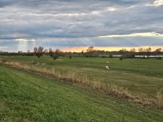 Mooie luchten boven de Lek.