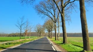 Blauw zon warm ochtend Drenthe 