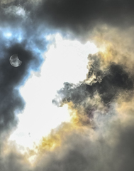 Zonsverduistering gedeeltelijk