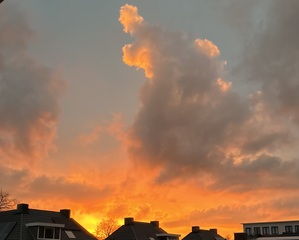 Zonsondergang Soesterberg 17 april 2025