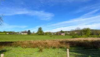 Zon en sluierbewolking vanmorgen!