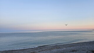 Zonsondergang in nice