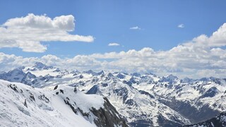 Stubaier gletsjer uitzicht is FANtastisch
