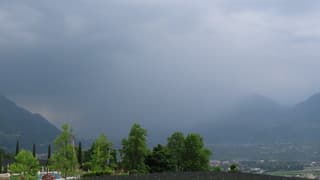 Meran: donkere lucht