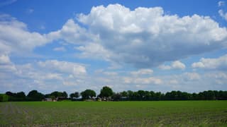 Mix van zon en wolken 