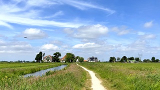 nog een hele mooie lichtbewolkte dag 