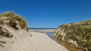 Strandweer bij Blokhus 