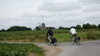 Aangenaam fietsweer.