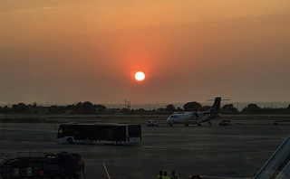 Zonsondergang op Rhodos 