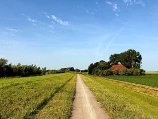 Prachtige luchten boven Bad Nieuweschans. 