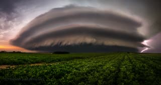 Enorme supercell Frankrijk