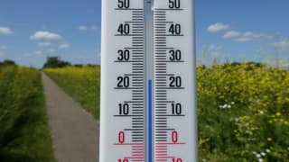 Aangename zomertemperatuur vandaag