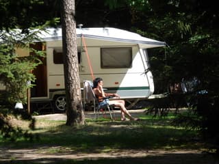 De bos camping in Maartensdijk vanmiddag.