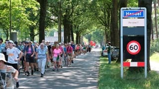 40 kilometer lopen door de hitte