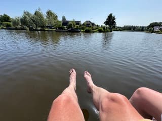 Lekker aan badderen aan de Kromme Mojdtecht