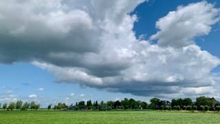 Wolken en zon 
