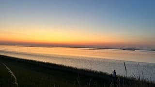 Een zwoele avond aan de Westerschelde.