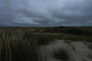 Donkere wolken boven hollum Ameland 