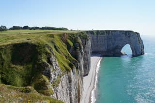 Veel zon in Normandië
