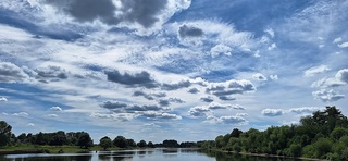 Hoge en lagere bewolking 