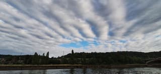 Mooie wolkenstructuren 