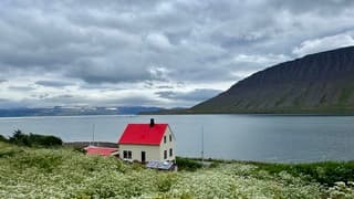 Frisjes zomerweer in noord west IJsland 
