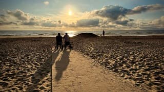 samen genieten als de zon zakt