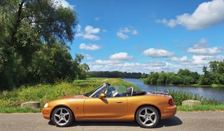 Vandaag weer heerlijk cabrioweer.