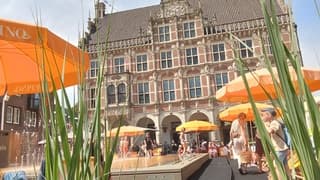 Zomerse warmte in Duitse Bocholt