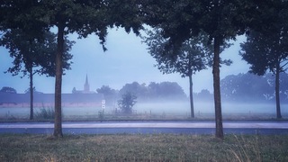 Mist na regen- en onweersbuien